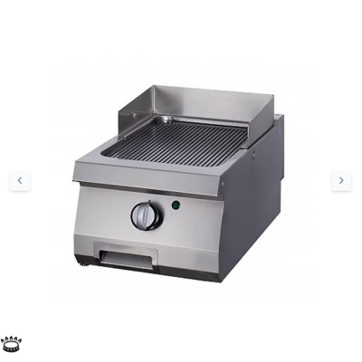  Βαρέως τύπου σχάρα με αυλακώσεις χρωμίου - αέριο - μονή μονάδα - 70cm Deep